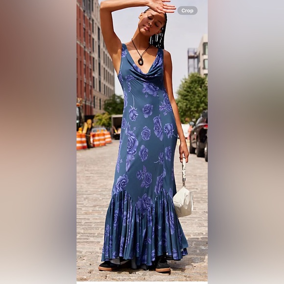 free people zelda maxi dress Free People | Dresses | Nwt Free People Size Zelda Maxi Dress In Navy Combo